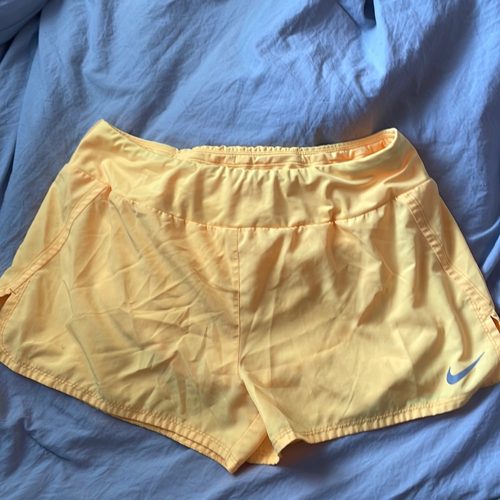 Nike drifit shorts. Neon orange. Size Xl. Great condition